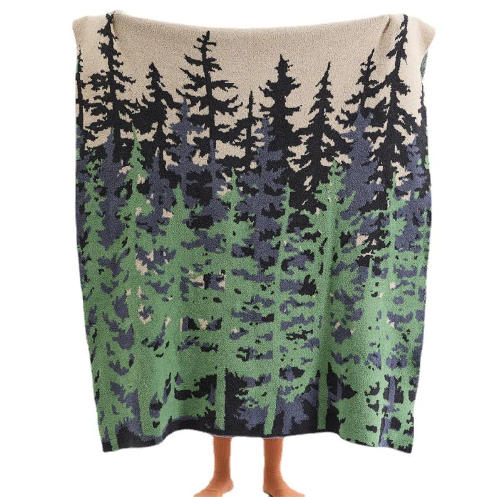Damen Kuscheldecke Weich Mikrofaser Naturinspirierte Muster 4
