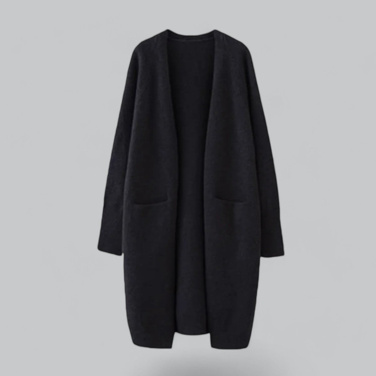 Damen Langer Oversized Strickcardigan Mit Offener Vorderseite Für Komfort Und Stil 3