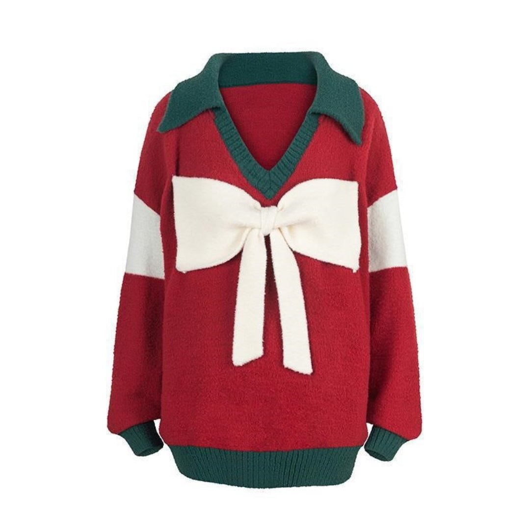Damen Weihnachtspullover Gemütlich Warm Acrylmischung 0