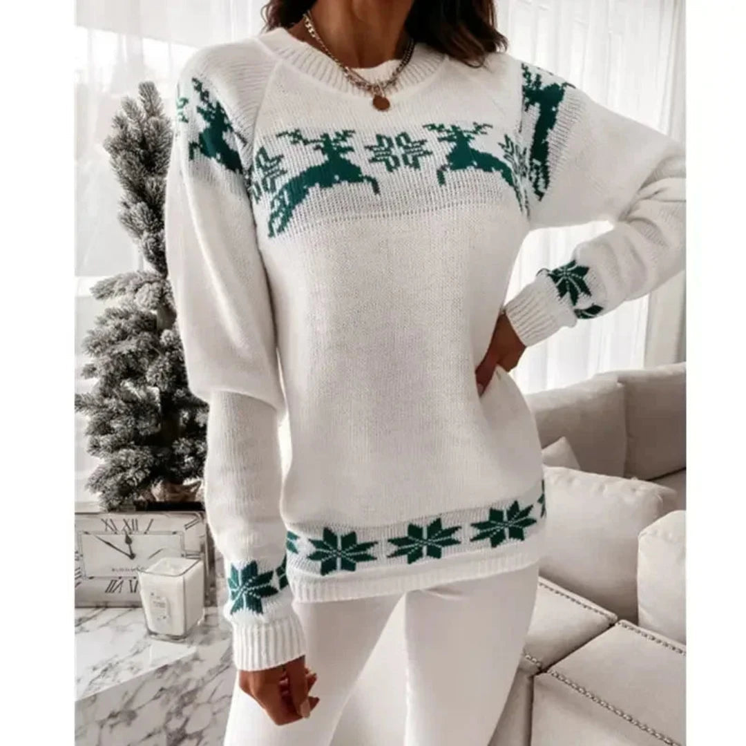Damenpullover Festlich Warm Strick für Winterfeiern 0