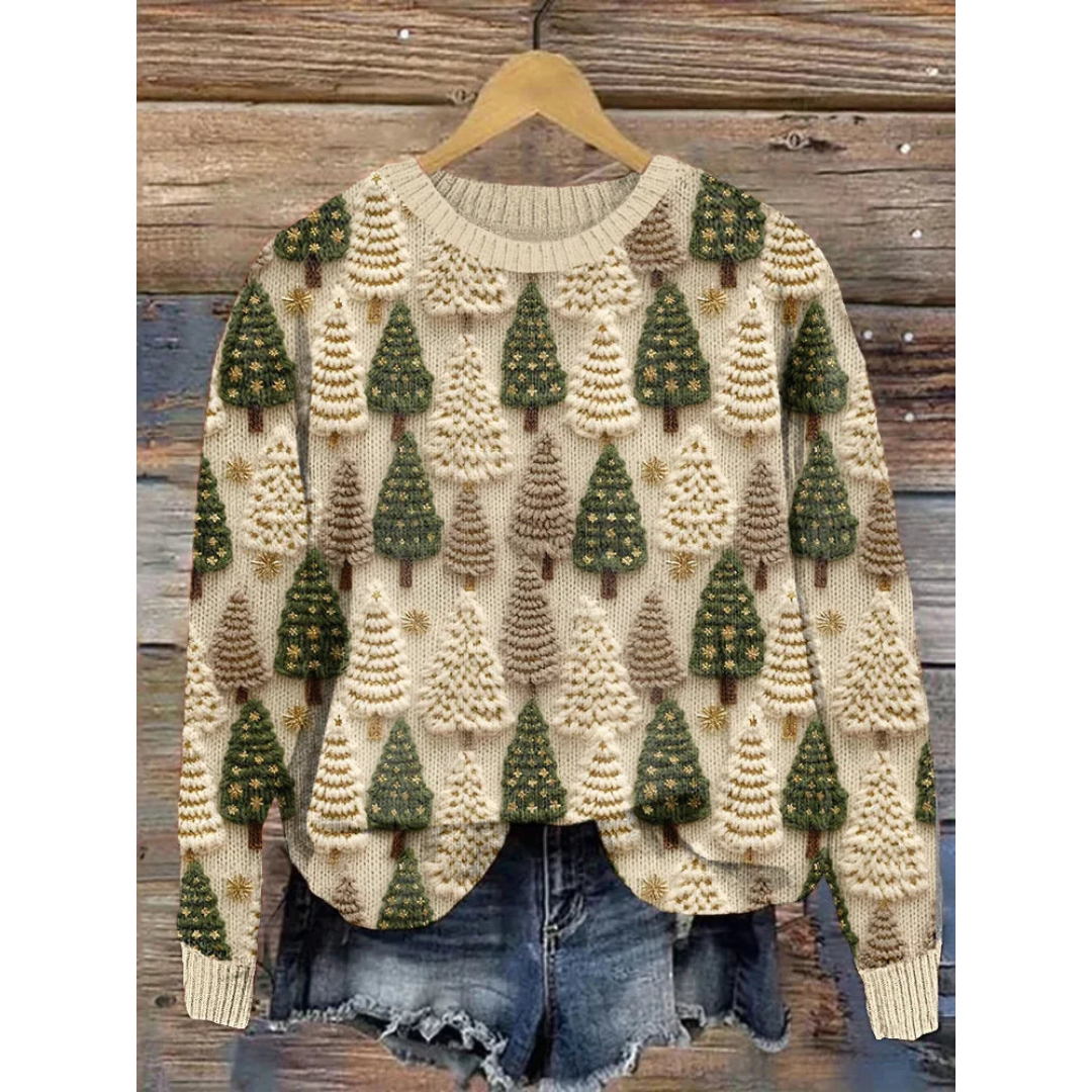 Damenpullover Festlich Warmes Material Strickdesign 0