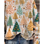 Damenpullover Gemütlich Strickstoff Warm für Wintertage 0