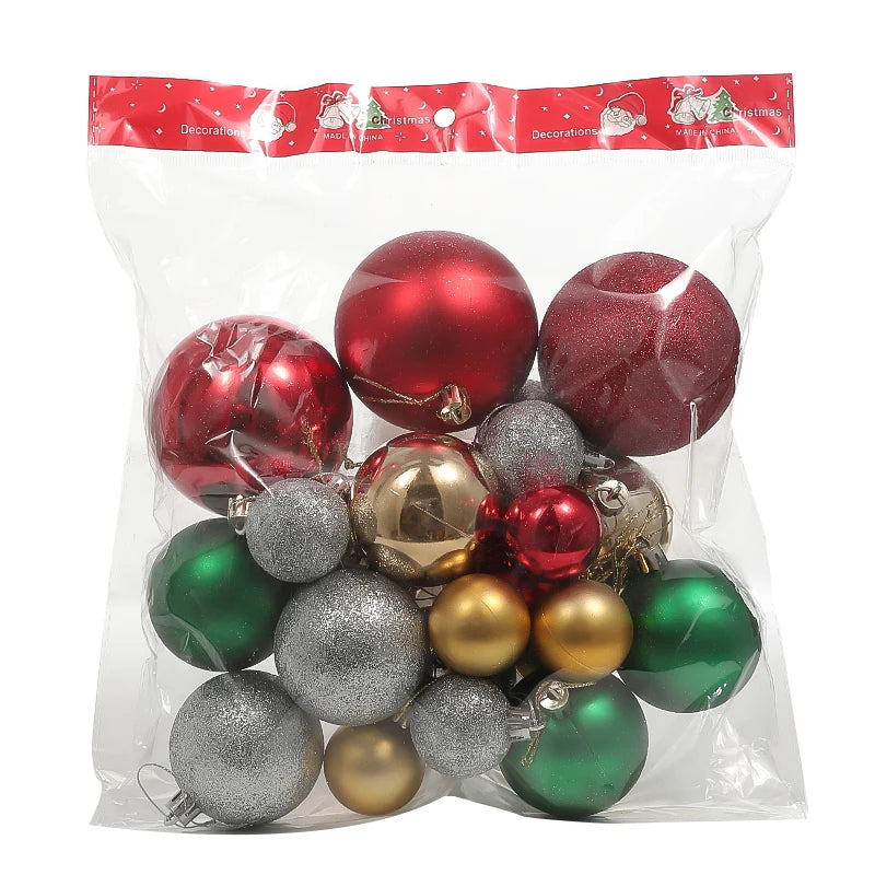 Dekorative Kugeln | Baumschmuck-Set für die Weihnachtsdekoration 10