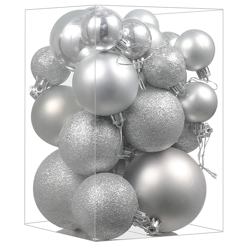 Dekorative Kugeln | Baumschmuck-Set für die Weihnachtsdekoration 12
