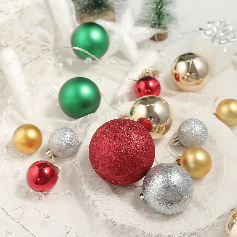 Dekorative Kugeln | Baumschmuck-Set für die Weihnachtsdekoration 2