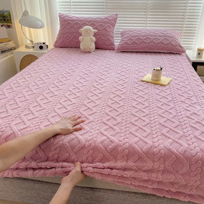 DreamLoom | Samt-Bettwäscheset für luxuriösen Schlafzimmerkomfort und modernes Ambiente 0