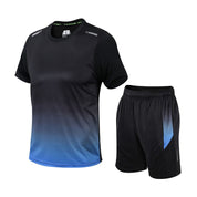 Dynamisches Sport-T-Shirt- und Shorts-Set – atmungsaktiv und bequem für aktive Tage 2