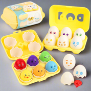 EggMatch | Montessori-Farbenzuordnungs-Eierspielzeug für frühes Lernen und Koordination 1