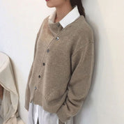 Elanoar – Luxuriöser Kaschmir-Cardigan mit Knöpfen für Damen 0