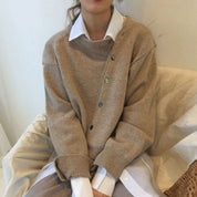 Elanoar – Luxuriöser Kaschmir-Cardigan mit Knöpfen für Damen 1