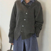 Elanoar – Luxuriöser Kaschmir-Cardigan mit Knöpfen für Damen 2