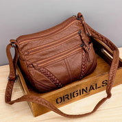 Elegante Damen-Handtasche aus echtem Leder – stilvolles Design 0