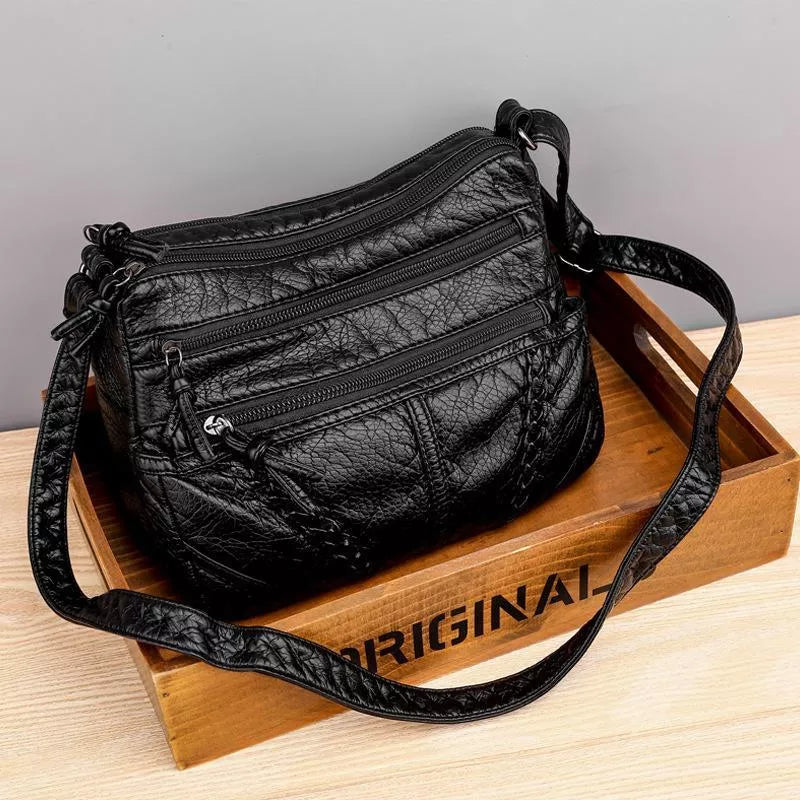 Elegante Damen-Handtasche aus echtem Leder – stilvolles Design 2