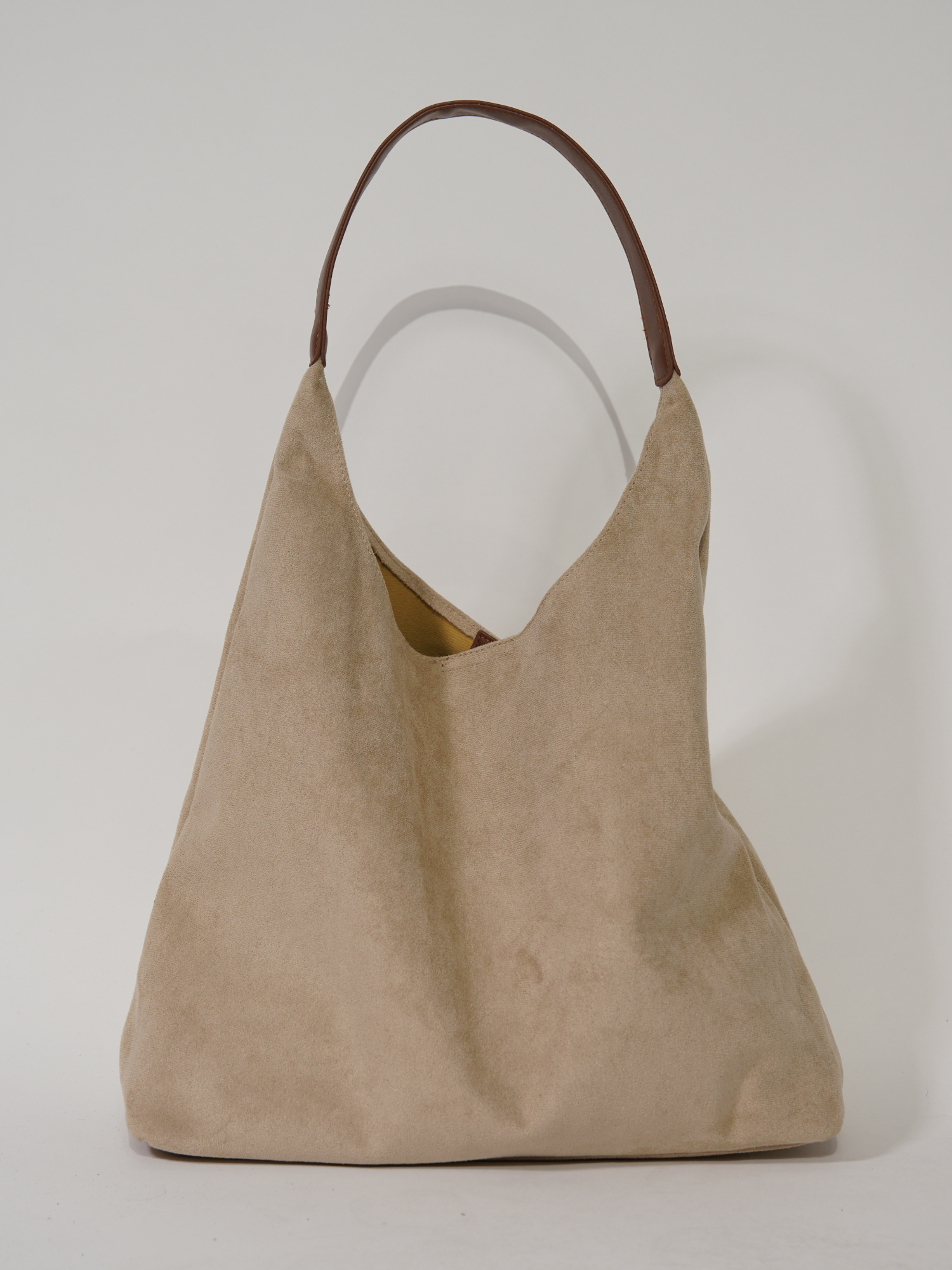 Elegante Damen-Ledertasche, vielseitiges Wildleder 10