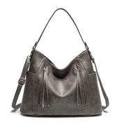 Elegante Damen-Schultertasche, geräumig, aus PU 10