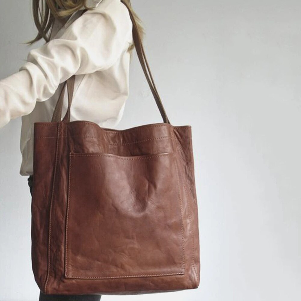 Elegante Damen-Schultertasche, vielseitig, schwarz 3