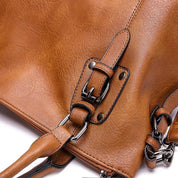 Elegante Damen-Schultertasche aus strapazierfähigem Echtleder 2