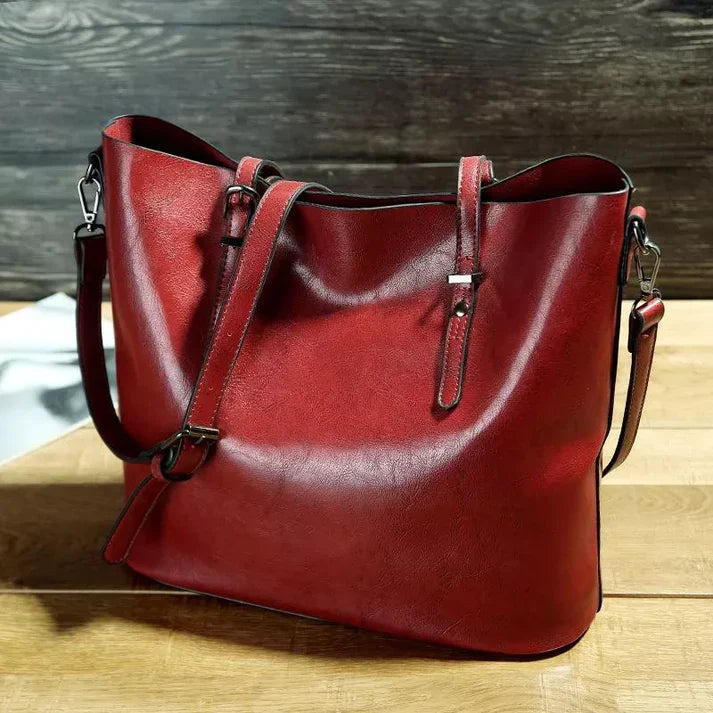 Elegante Damen-Umhängetasche aus funktionalem Leder 6