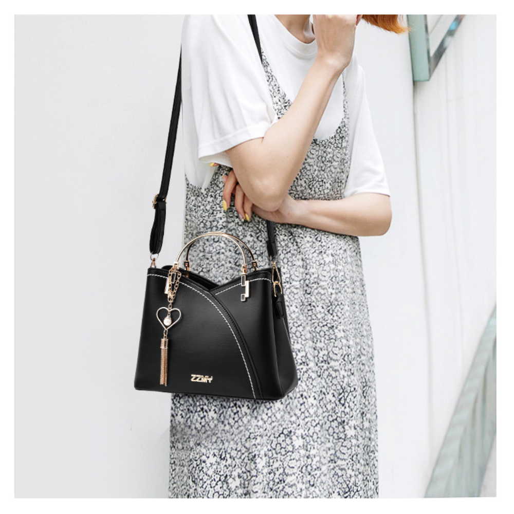 Elegante Damenhandtasche aus stilvollem PU-Leder mit geräumigem Design 1