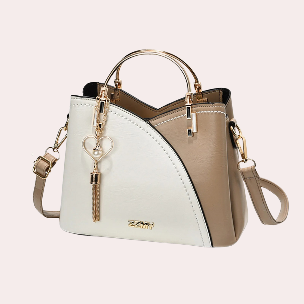 Elegante Damenhandtasche aus stilvollem veganem Leder 0