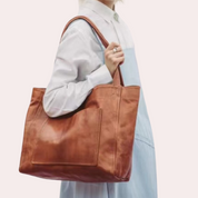 Elegante Damenhandtasche aus veganem Leder 3