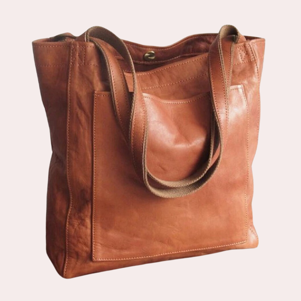 Elegante Damenhandtasche aus veganem Leder 4