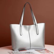 Elegante, geräumige Damen-Tragetasche aus umweltfreundlichem Material 0