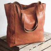 Elegante, handgefertigte Unisex-Tasche aus hochwertigem Vollnarbenleder 0