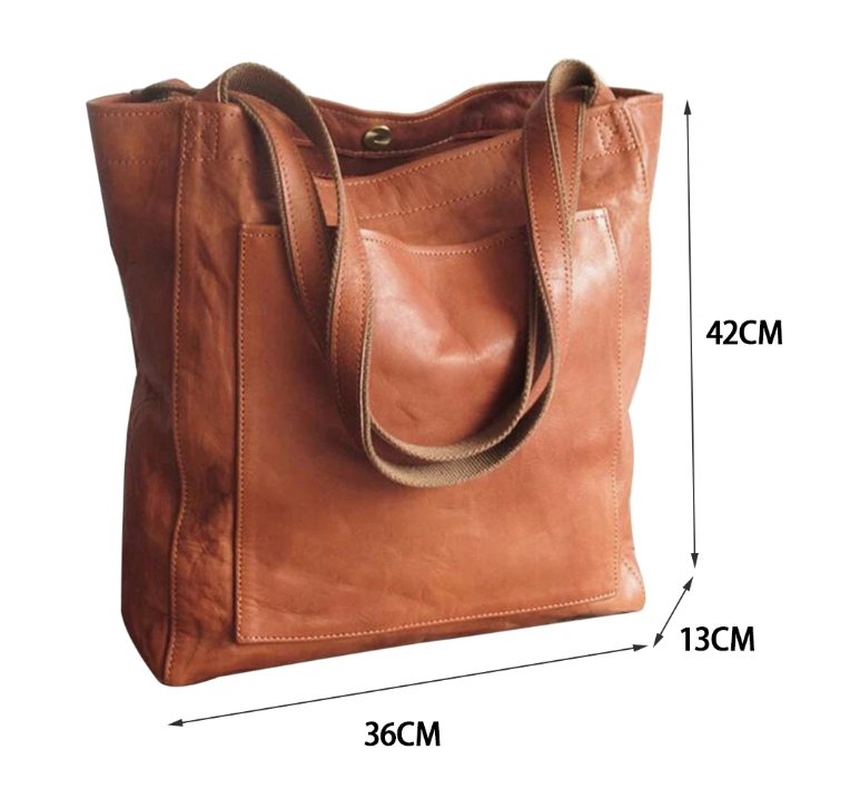 Elegante, strapazierfähige Damentasche aus umweltfreundlichem PU-Leder 8