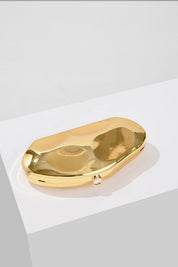 Elegante, strukturierte Damen-Clutch in Goldoptik – Luxus 2