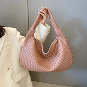 Elegante gewebte Schultertasche für Damen aus strapazierfähigem Material 8