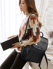 Eleganter Damen-Rucksack aus strapazierfähigem Premium-Material 2