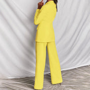 Eleganter Damen Blazer und Hosenanzug für Herbstanlässe 3