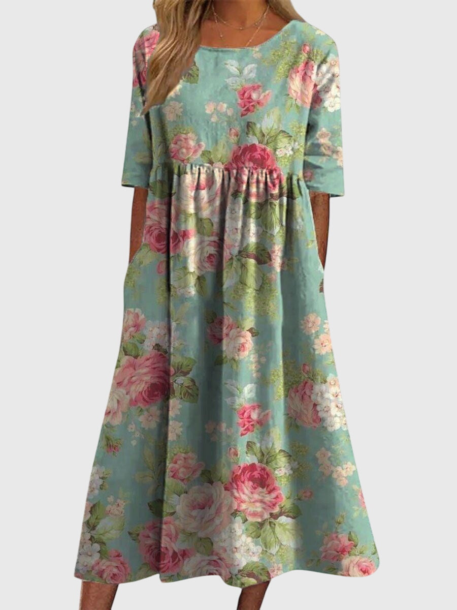 Elegantes Damenkleid für jeden Anlass – Fließende Silhouette und zeitloser Stil 1