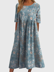 Elegantes Damenkleid für jeden Anlass – Fließende Silhouette und zeitloser Stil 4