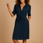 Elegantes Damenkleid mit tailliertem Schnitt für Alltag und Büro 3