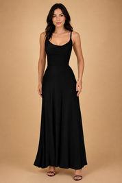Elegantes Maxikleid Lang Mit V-Ausschnitt – Taillierter Schnitt Für Sommer Kleider Lange Damen 11