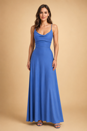 Elegantes Maxikleid Lang Mit V-Ausschnitt – Taillierter Schnitt Für Sommer Kleider Lange Damen 2