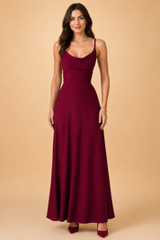 Elegantes Maxikleid Lang Mit V-Ausschnitt – Taillierter Schnitt Für Sommer Kleider Lange Damen 7