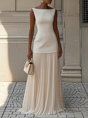 Elegantes Maxikleid für Frauen – Fließender Schnitt und femininer Stil 0