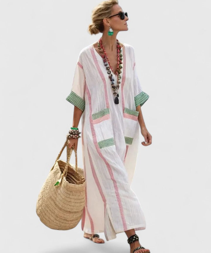 Elegantes Maxikleid für Frauen – Sommerkleid im Boho-Stil 0