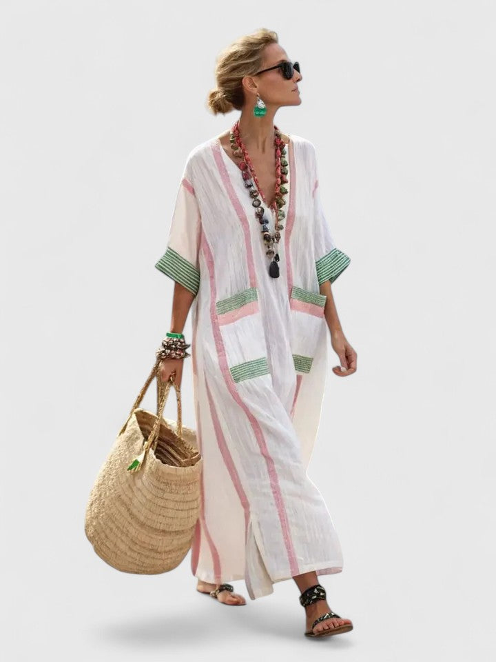 Elegantes Maxikleid für Frauen – Sommerkleid im Boho-Stil 0