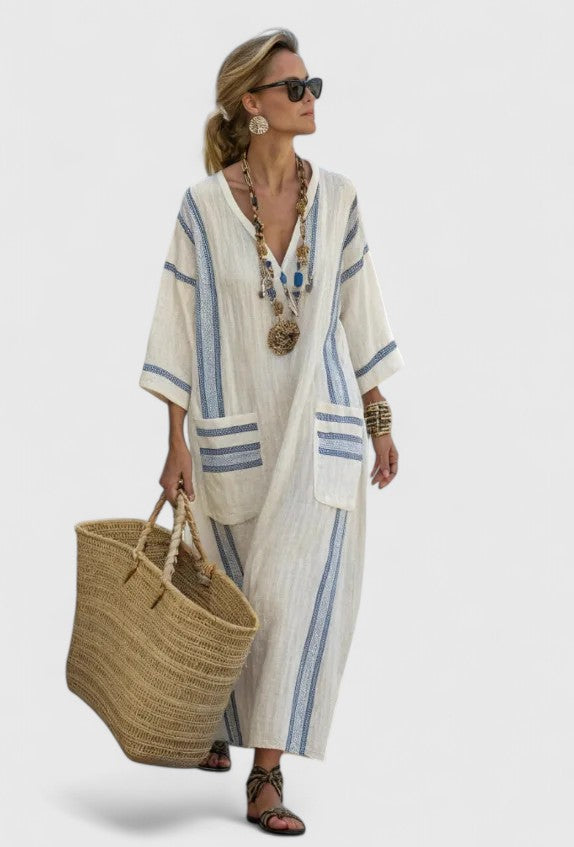 Elegantes Maxikleid für Frauen – Sommerkleid im Boho-Stil 3