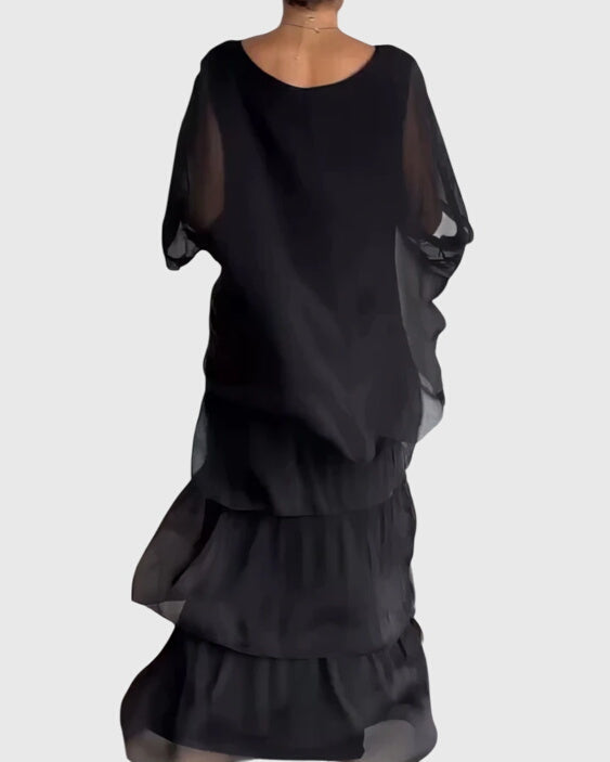 Elegantes Maxikleid für Frauen | Fließendes Sommerkleid für besondere Anlässe 2