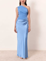 Elegantes Maxikleid mit One-Shoulder-Ausschnitt für Frauen – Perfekt für besondere Anlässe 8