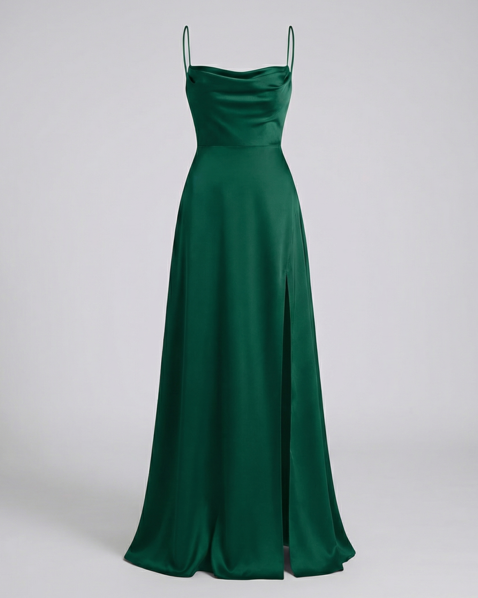 Elegantes Maxikleid mit Schlitz für Damen Sommer Hochzeitskleid Figurbetont 5