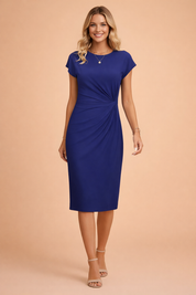 Elegantes Midikleid mit Knoten vorne für Damen – Stilvoller Sommerlook 5