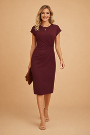 Elegantes Midikleid mit Knoten vorne für Damen – Stilvoller Sommerlook 7