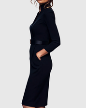 Elegantes Midikleid mit Wickelausschnitt für Damen - Vielseitig und Stilvoll 4