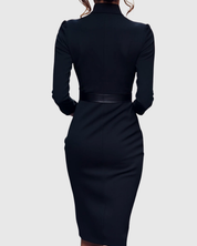 Elegantes Midikleid mit Wickelausschnitt für Damen - Vielseitig und Stilvoll 5